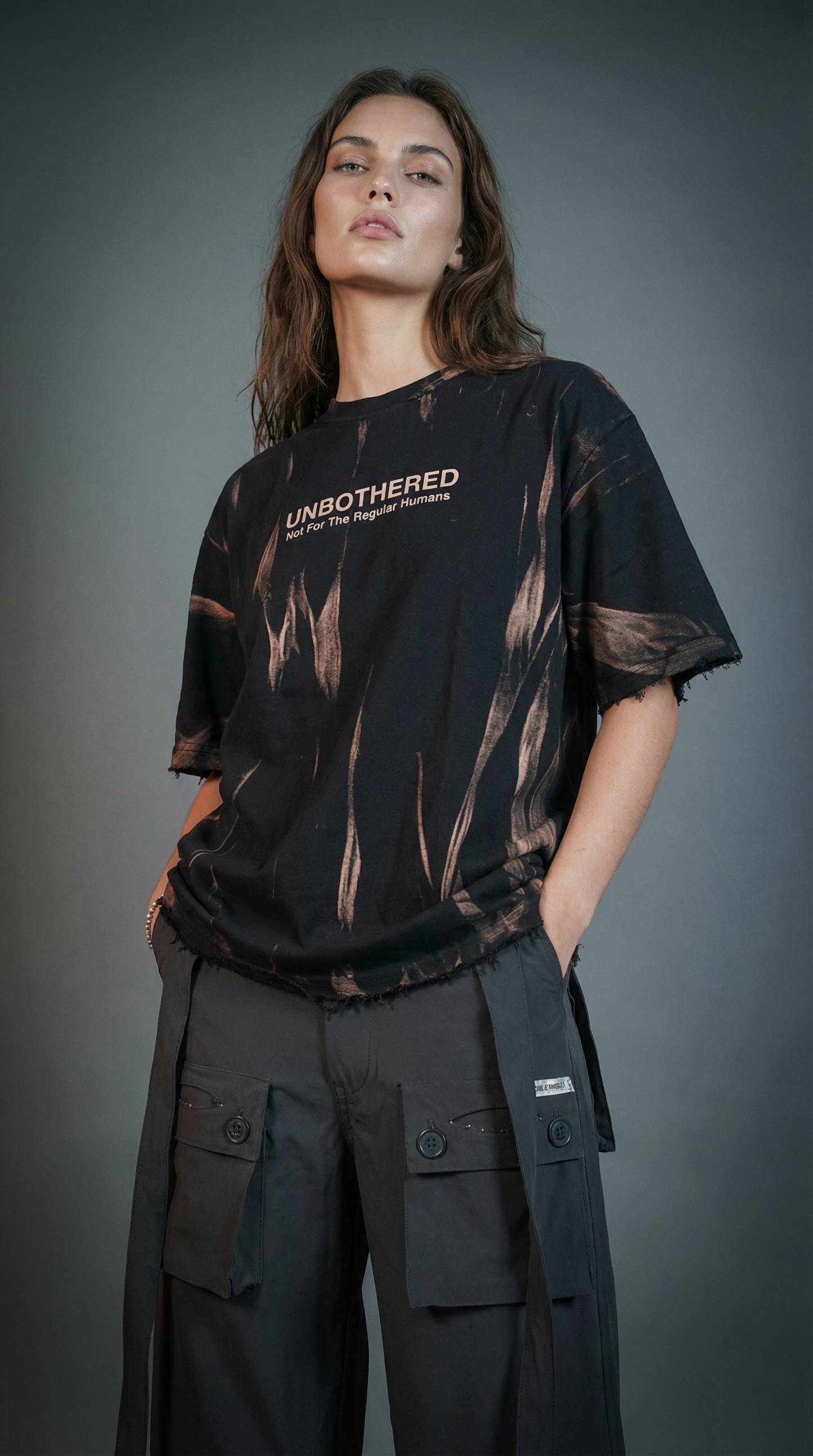 Molten Ash Tee - Black Stonewashed