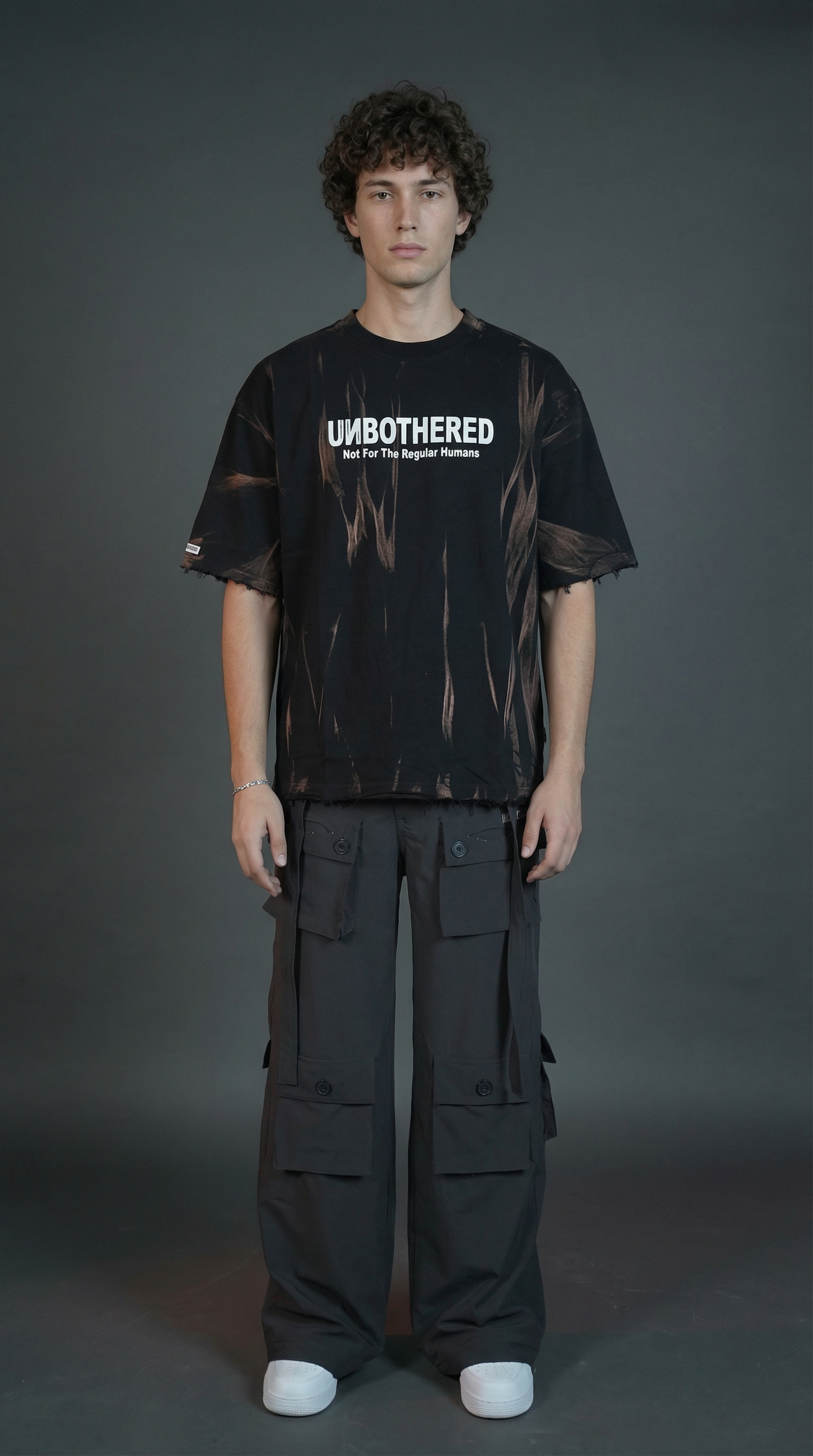 Molten Ash Tee - Black Stonewashed