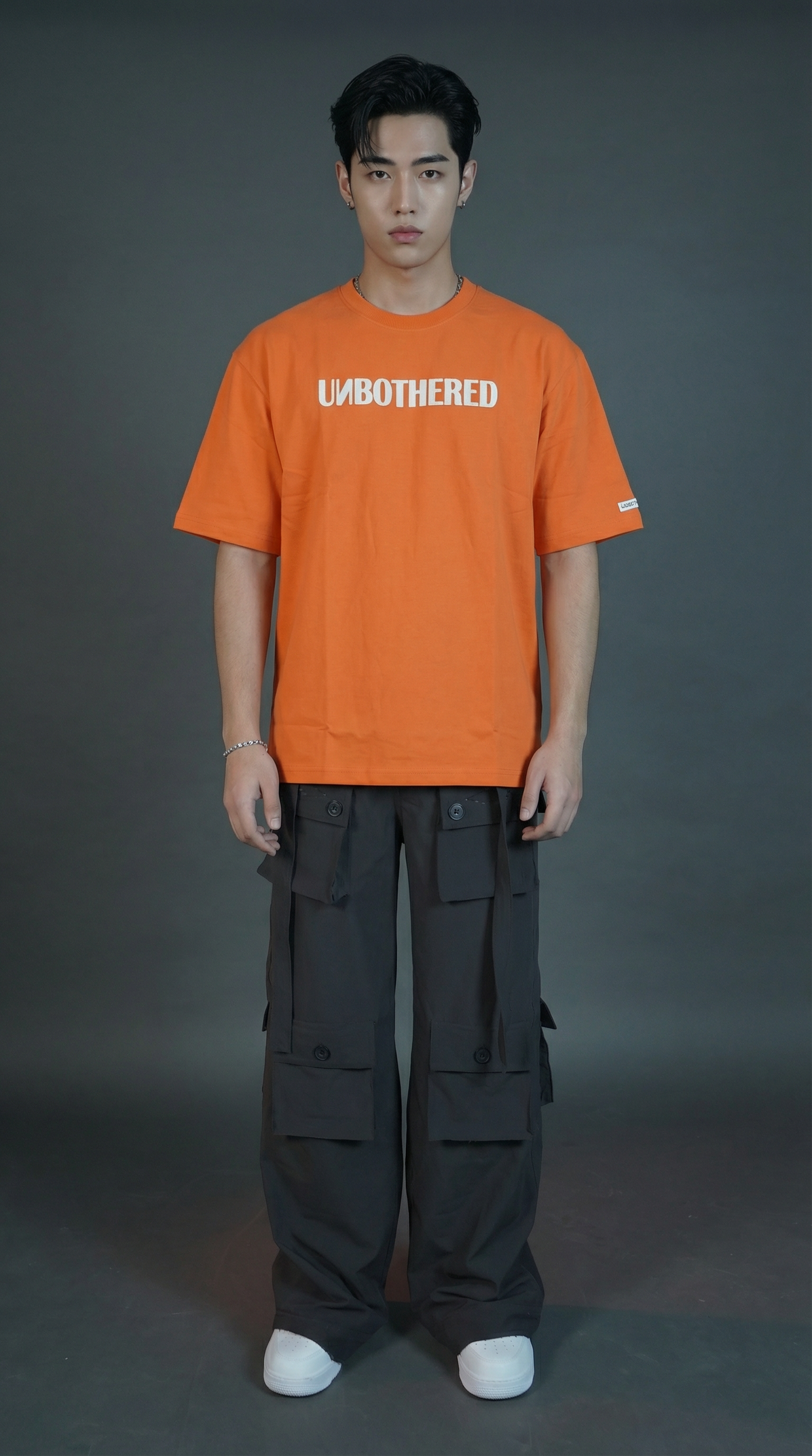Blessing Tee - Orange Bold