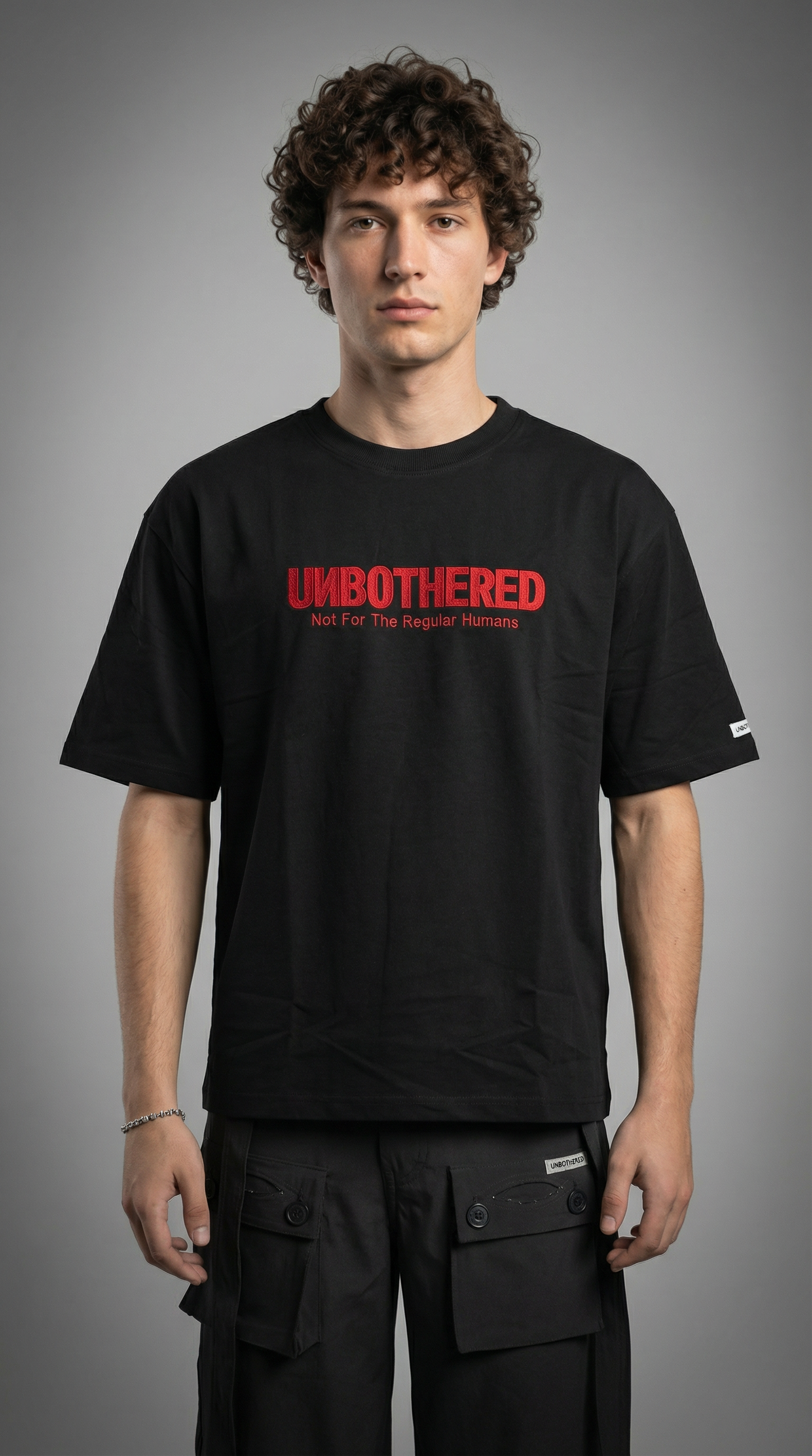 Bloodline Stitch Tee - Midnight Black