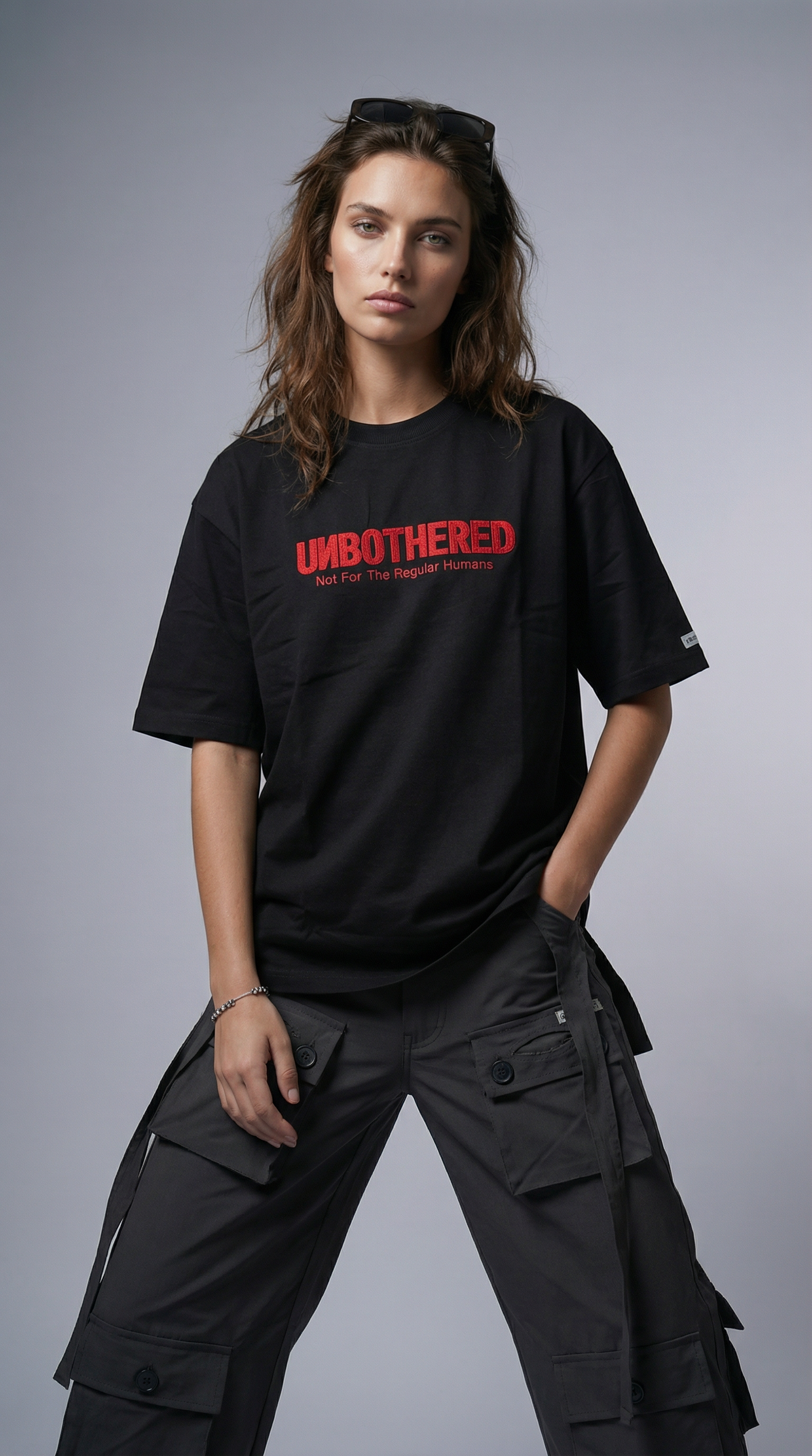 Bloodline Stitch Tee - Midnight Black