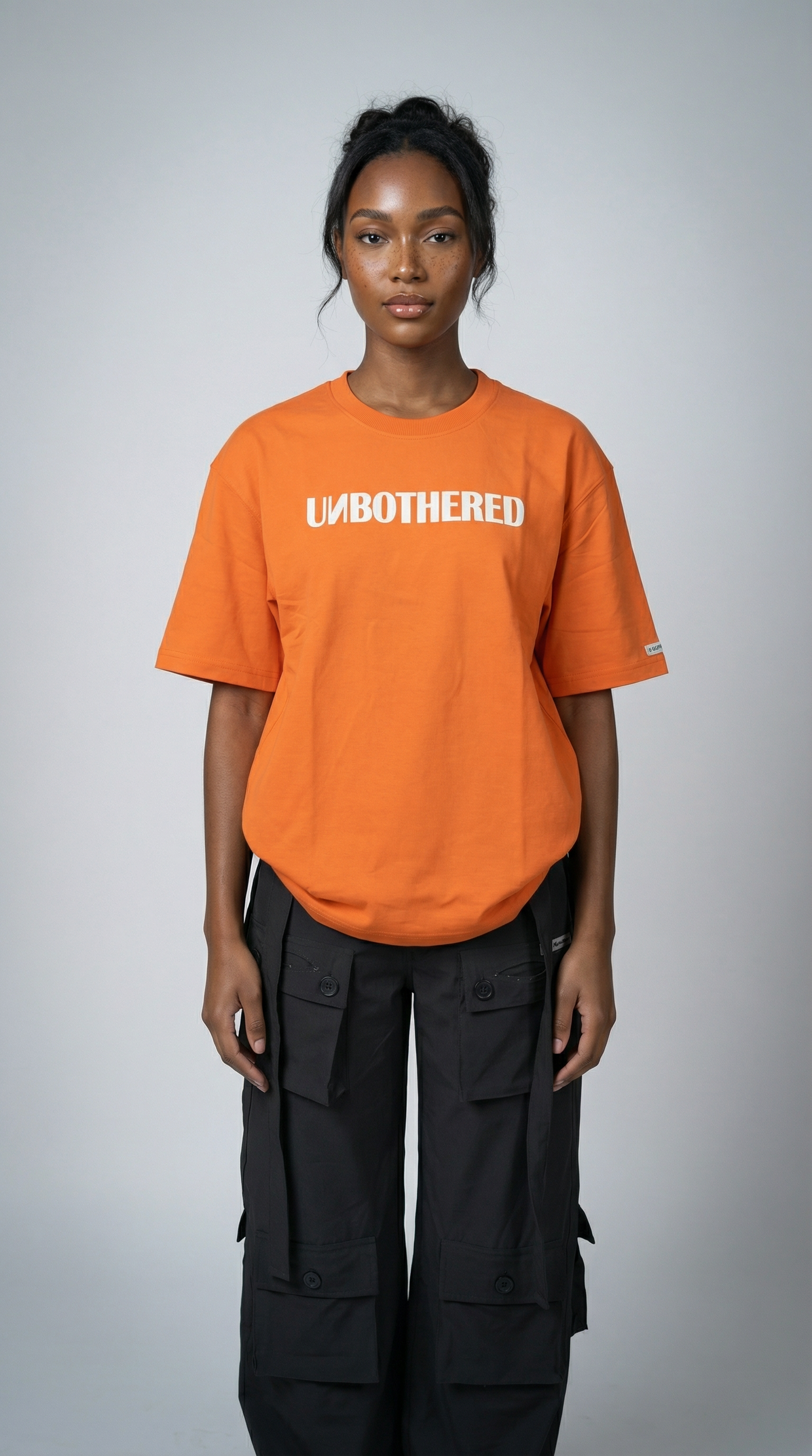 Blessing Tee - Orange Bold